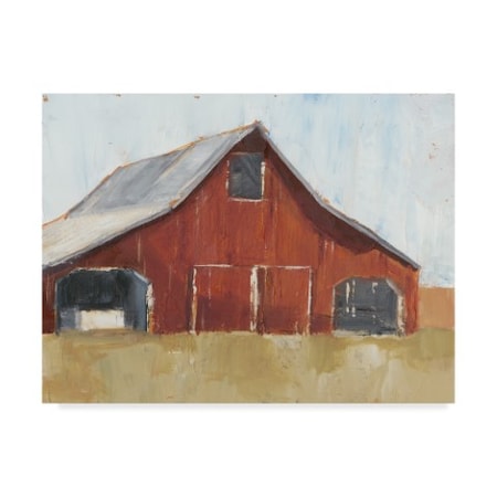 Ethan Harper 'Rustic Red Barn I' Canvas Art,35x47